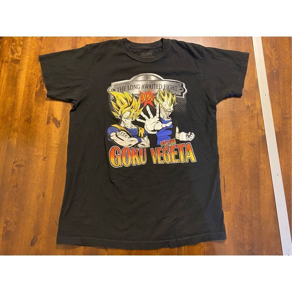 Dragon Ball Z Shirt Mens Medium DBZ Goku  Majin Vegeta Anime Tee